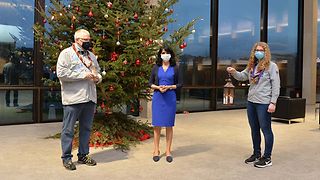 Das Friedenslicht leuchtet nun auch im Landtag