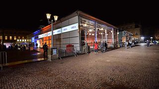 Zelt bei Nacht