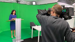 Viele Monitore im Studio