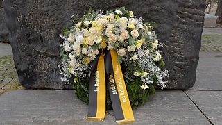 Der Krank zum Gedenken an die Opfer des Nationalsozialismus