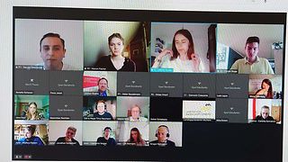 Teilnehmende am Landesfinale Jugend debattiert online