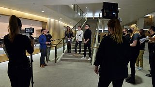 Im Gespräch mit Studierenden