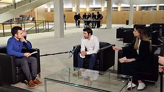 Die Moderatoren im Gespräch