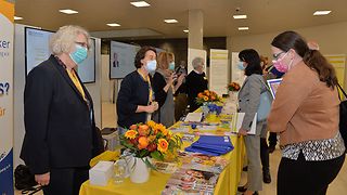 Landtagspräsidentin Muhterem Aras im Gespräch