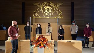 Poetry-Slam im Plenarsaal