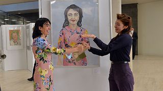 Landtagspräsidentin Muhterem Aras und Adriane Sorg