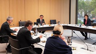 Schweizer Delegation mit Vizepräsident Dr. Reinhart