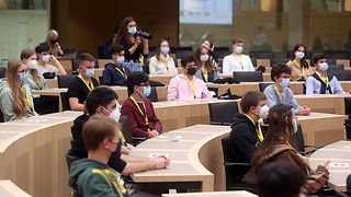 Blick auf die jugendlichen Teilnehmenden