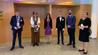 Präsidentin Aras mit der baden-württembergischen Bürgerdelegation